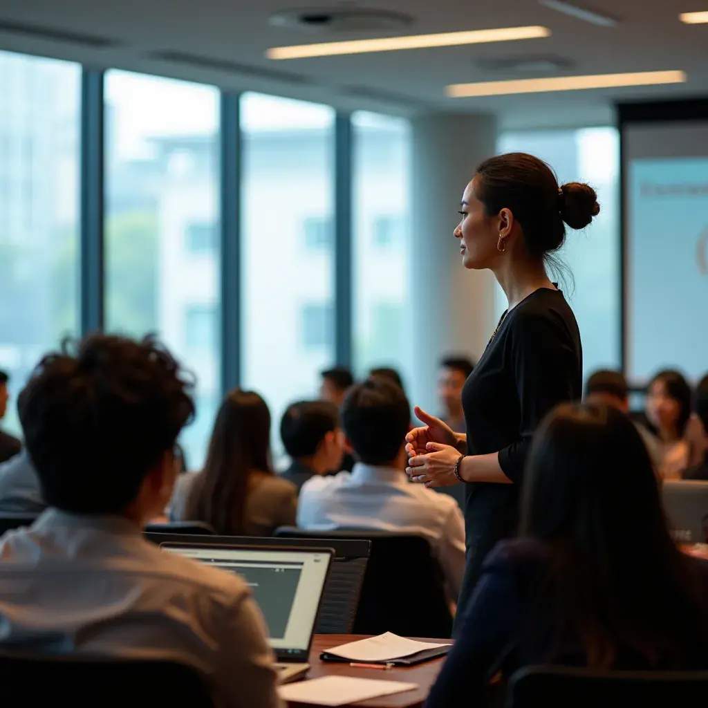 Professional team collaborating on innovative solutions